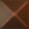 Ekena Millwork 11 7/8in. W x 11 7/8in. H Sellek EnduraWall Decorative 3D Wall Panel Covers 0.98 Sq. Ft. WP12X12SKDRU - alternate 1